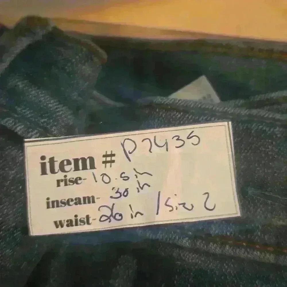 P7435  banana republic slim glare medium  wash  size 26/2 - Picture 8 of 8